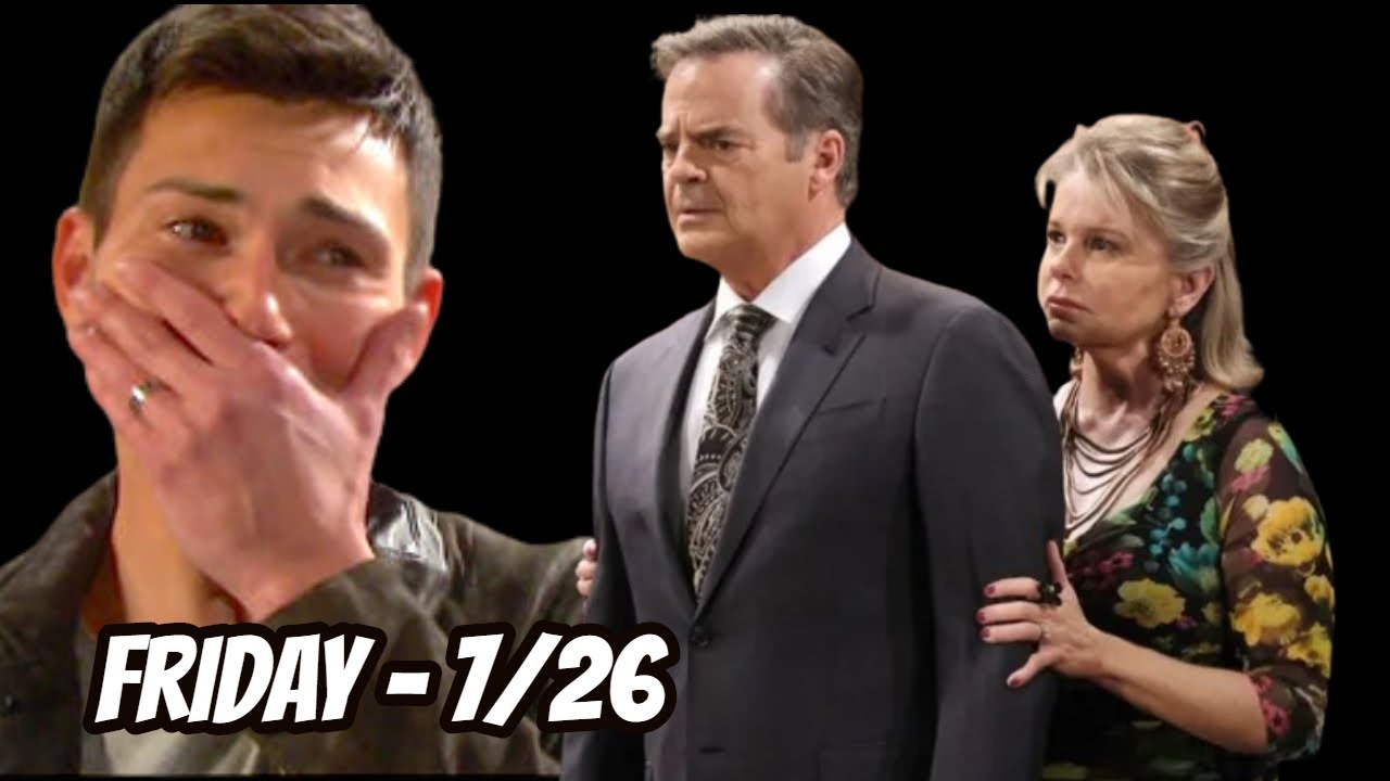 Days of our Lives 26/7/24 DOOL July 26, 2024 Full Spoilers Friday